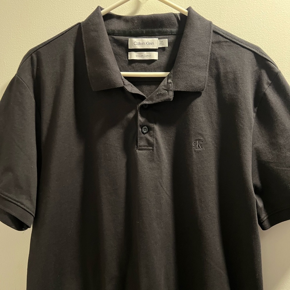 Mens black Calvin Klein Polo brand new Large